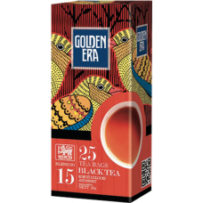 Чай Golden Era чёрный пакетированный картон 25пак