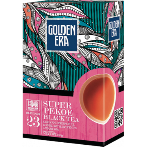 Чай Golden Era чёрный Супер Пеко  картон 100/250гр