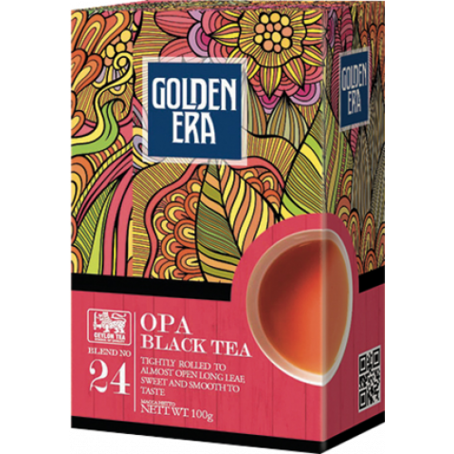 Чай Golden Era чёрный ОРА картон 100гр