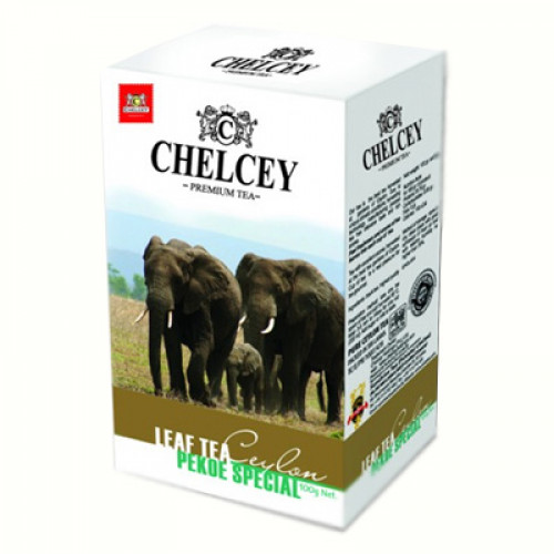 Чай Chelsey черный СУПРИМ ПЕКОЕ картон 100/500гр