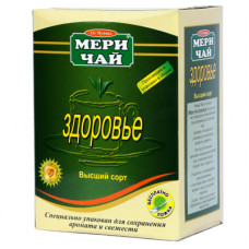Чай Meri Chai черный Здоровье (Дарджилинг+гранулы) картон 250г