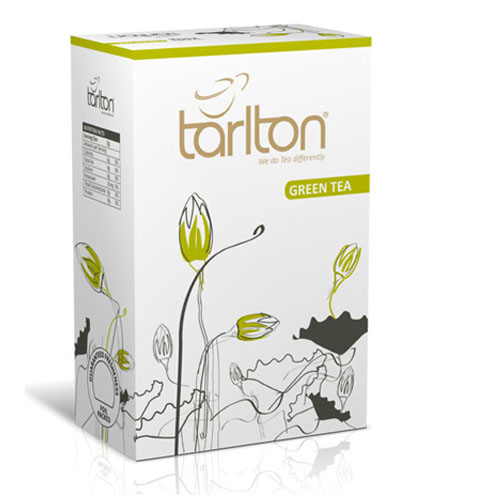 Чай Tarlton зелёный цейлон  GP1 картон 100гр/250гр