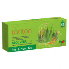 Чай Tarlton зеленый Алоэ Вера пакетированный картон 25пак