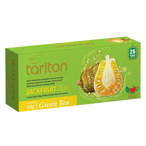 Чай Tarlton зеленый Джек Фрут пакетированный картон 25пак