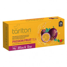 Чай Tarlton чёрный цейлон  Плод Страсти пакетированный картон 25пак