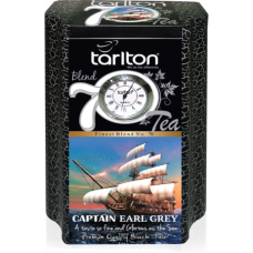 Чай Tarlton черный с бергамотом Часы Капитан ж/б 200гр