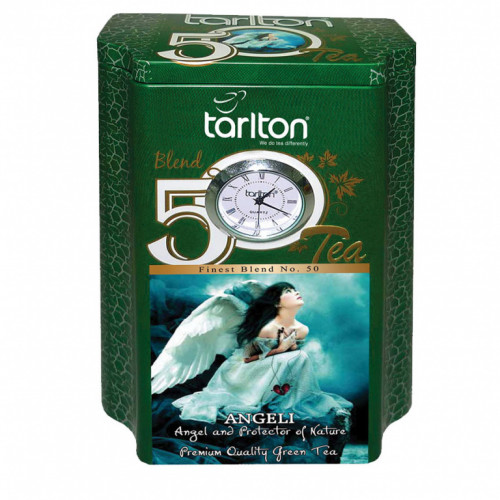 Чай Tarlton зеленый Часы Ангел ж/б 200гр
