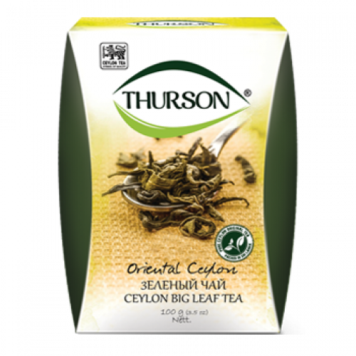 Чай Thurson зеленый цейлонский картон 100/250г