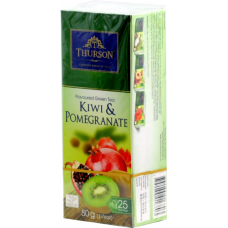 Чай Thurson  зеленый Киви-Гранат пакетированный картон 25пак