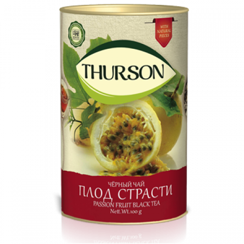 Чай Thurson черный Тубус Плод страсти 100г