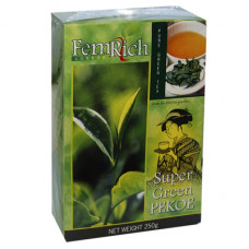 Чай FemRich Зеленый Exlusive Зеленый Super Green  Картон 100/250гр