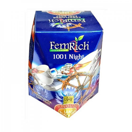 Чай  FemRich Exlusive Фруктовая коллекция 1001 ночь картон 100гр