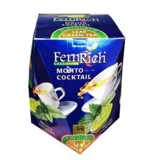 Чай  FemRich Exlusive зеленый  Mojito Cocktail (Мохито) картон 100гр