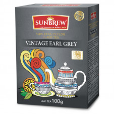 Чай SUNBREW VINTAGE EARL GREY черный  картон 100/200 гр