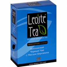 Чай Leoste черный с бергамотом Картон 100/200г