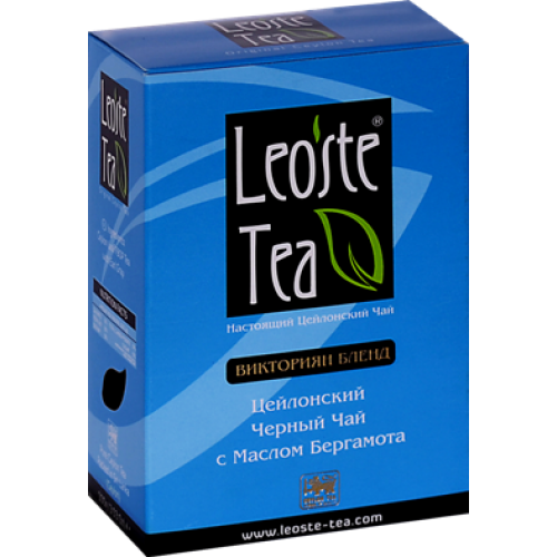 Чай Leoste черный с бергамотом Картон 100/200г